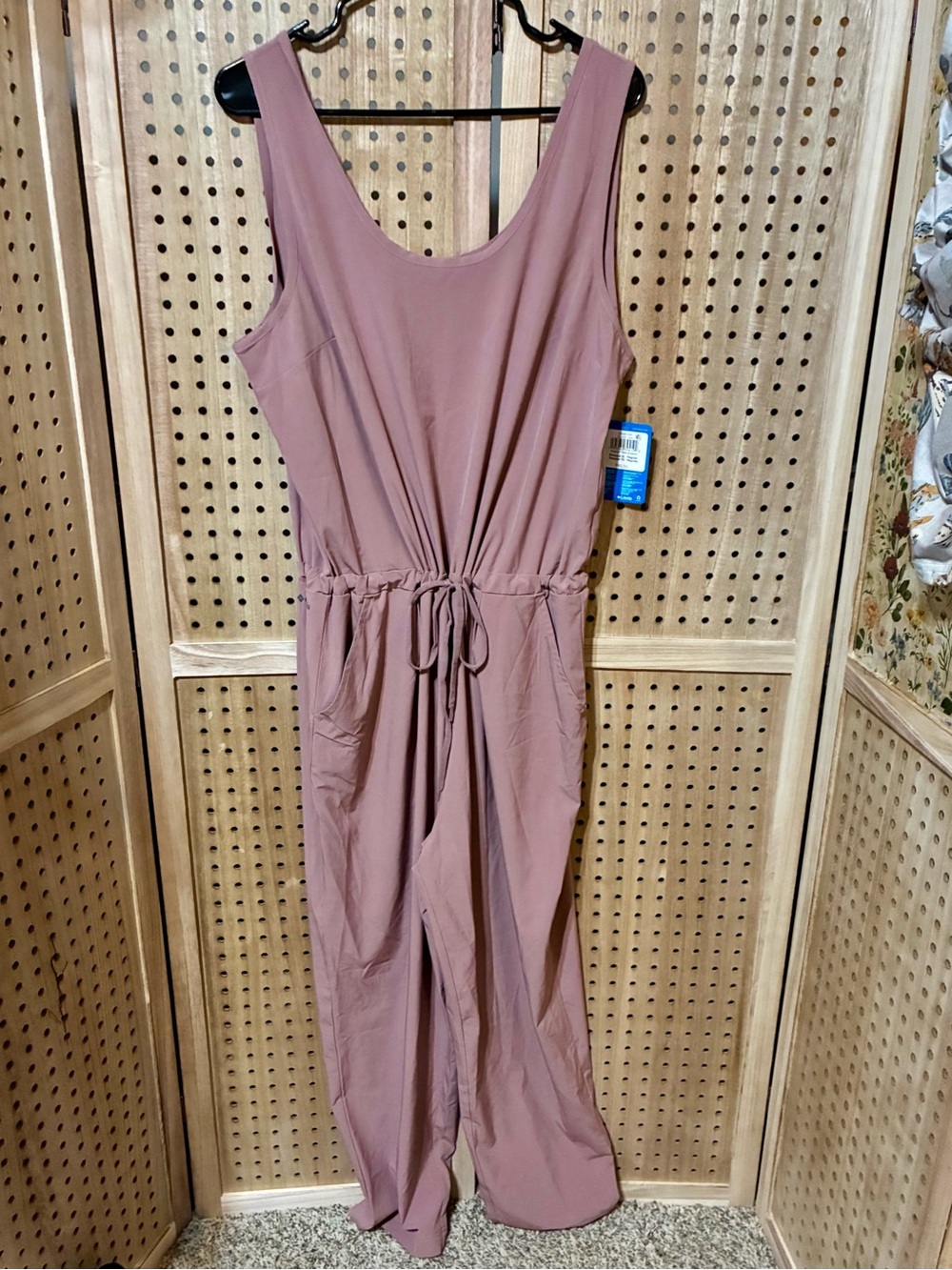 Columbia Anytime Tank Jumpsuit in Dusty Rose Size XL